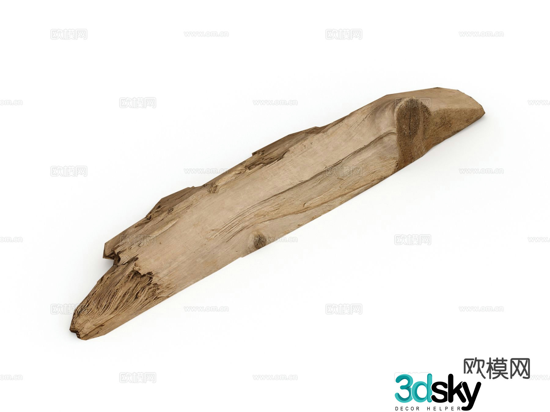 wood stick 3d model