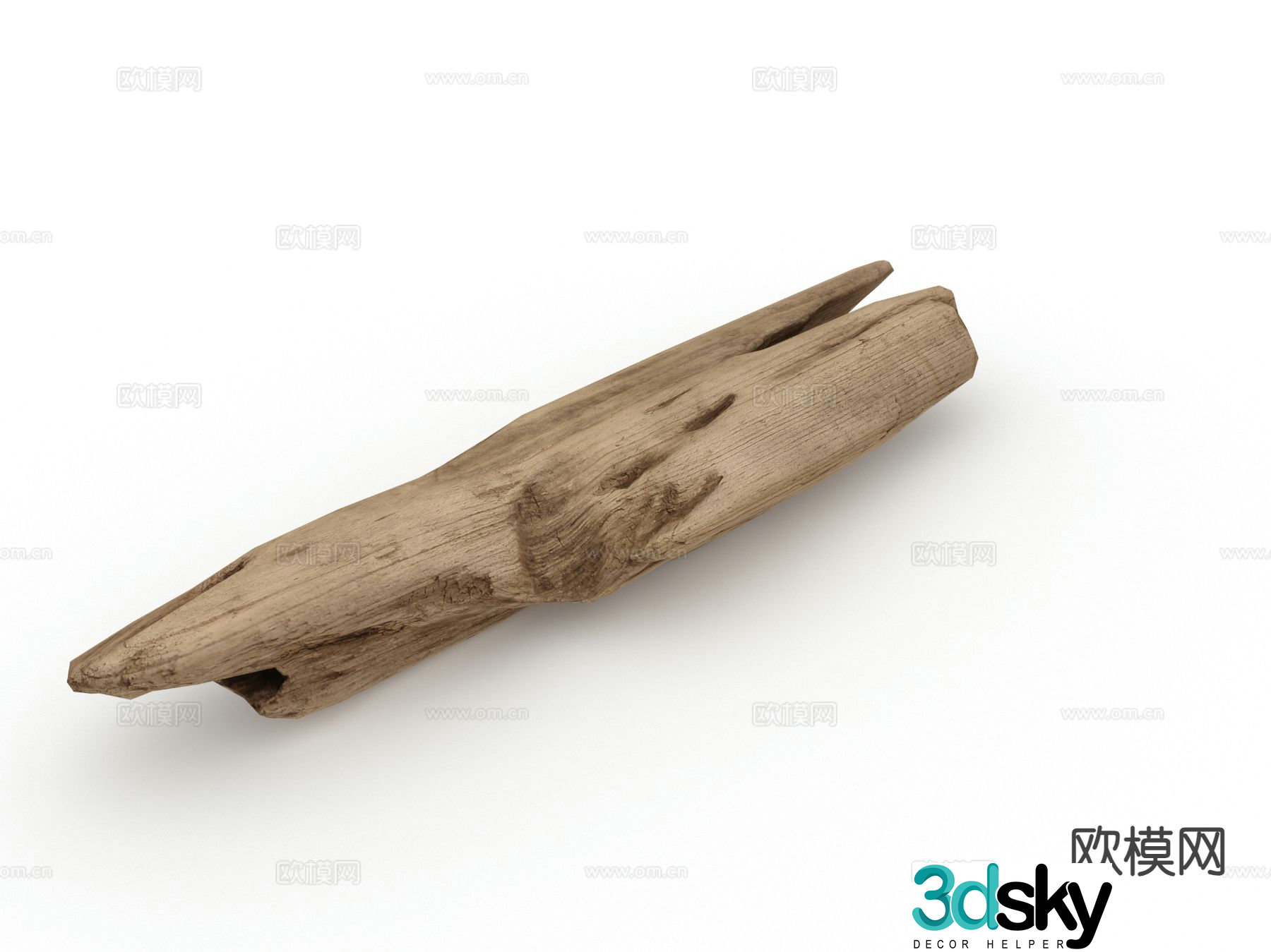 wood stick 3d model