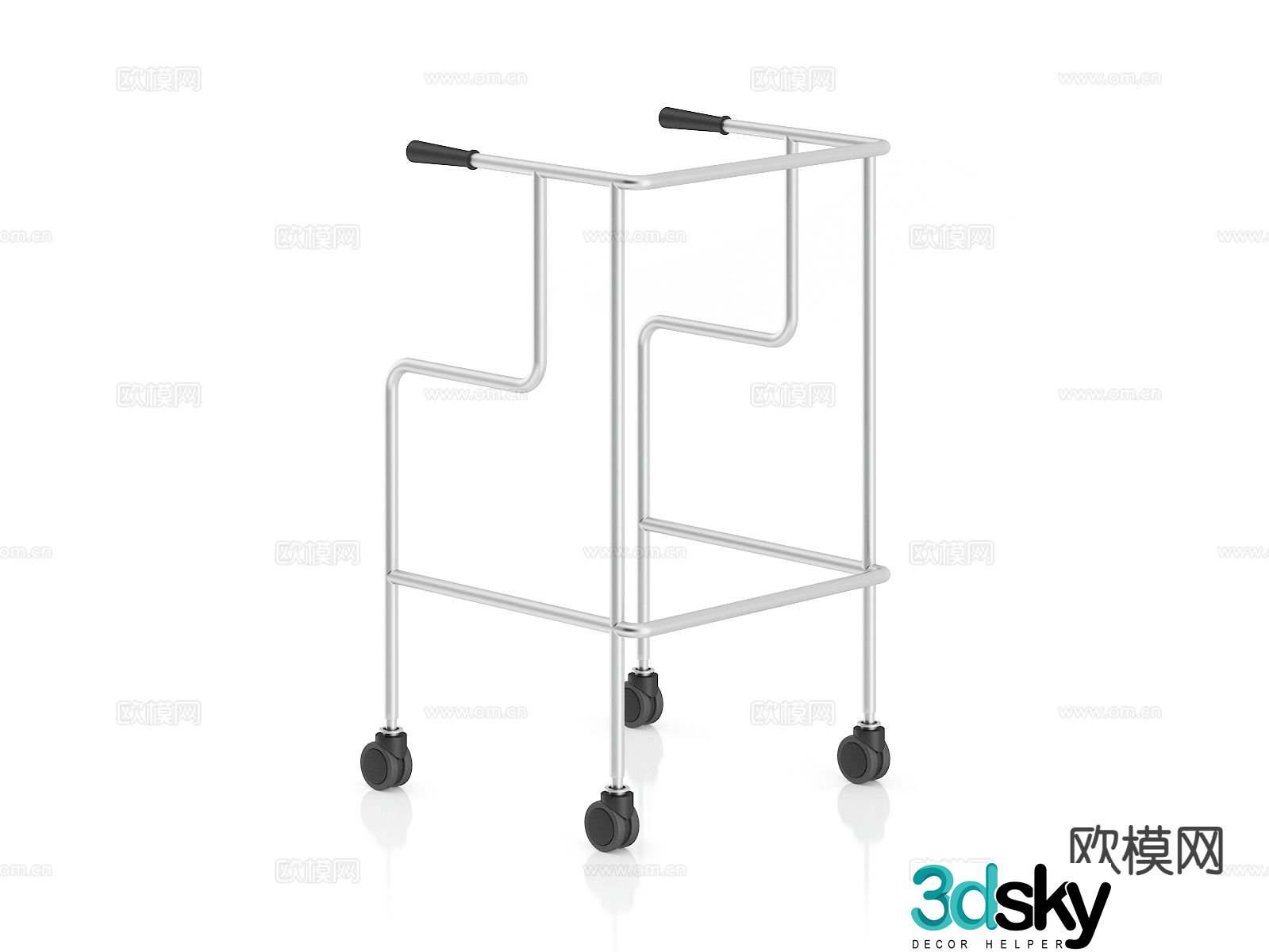 Walking aid medical equipment rehabilitation center 3d model