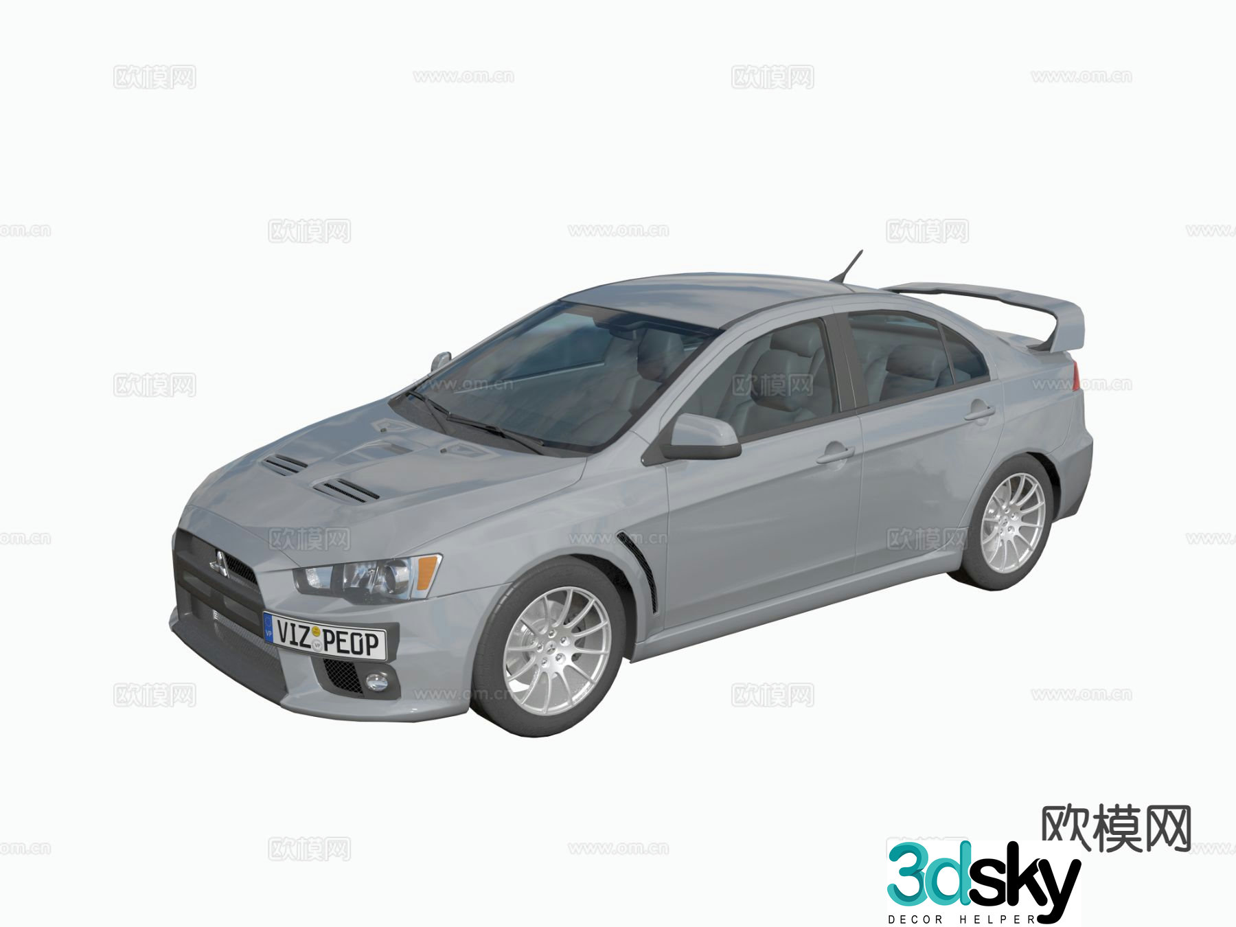 car sedan 3d model