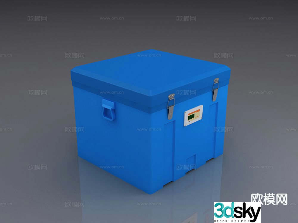 Medical freezer 3d model