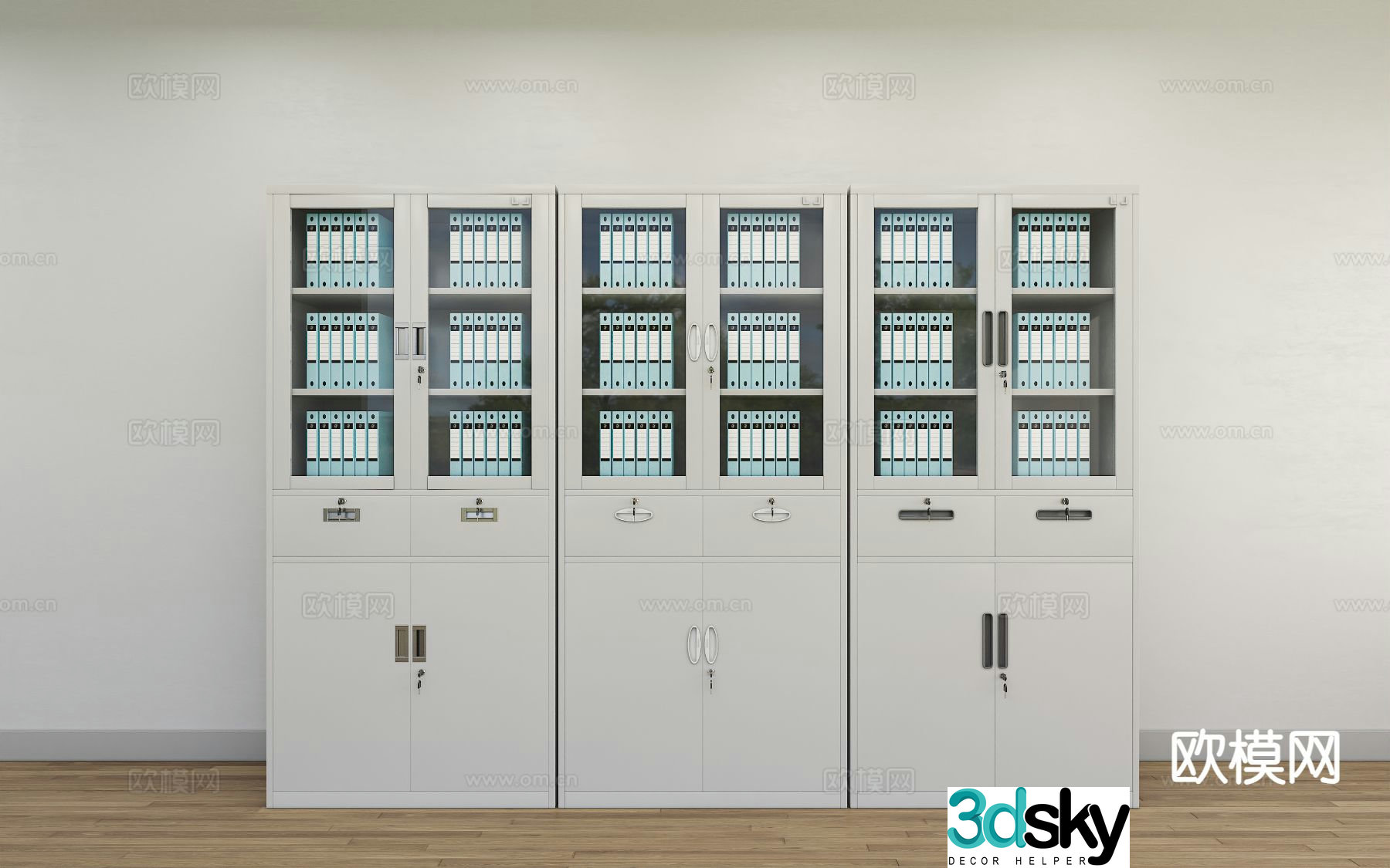 File cabinet metal cabinet 3d model