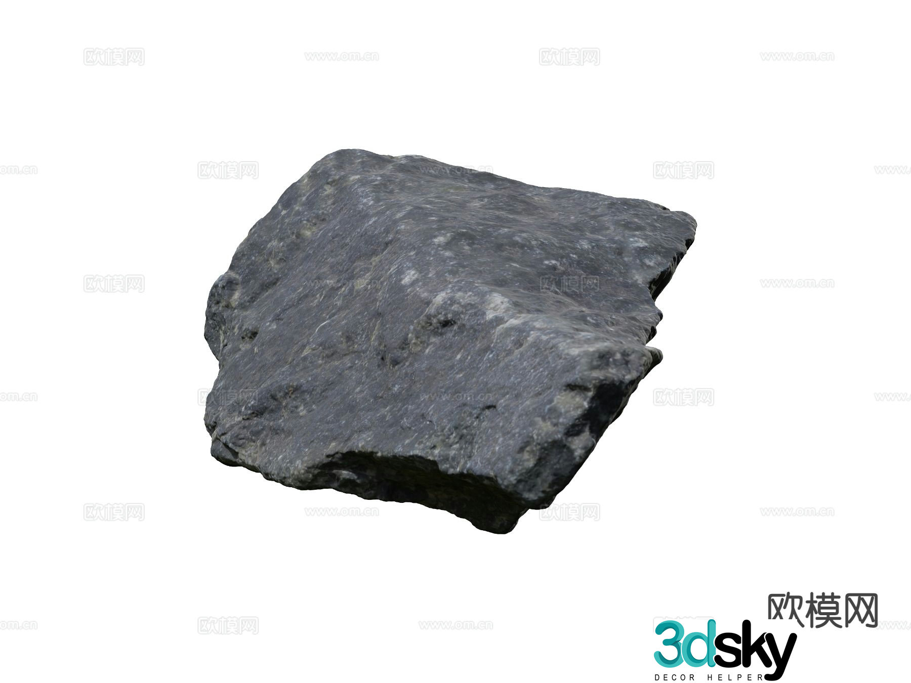stone landscape stone landscaping stone 3d model