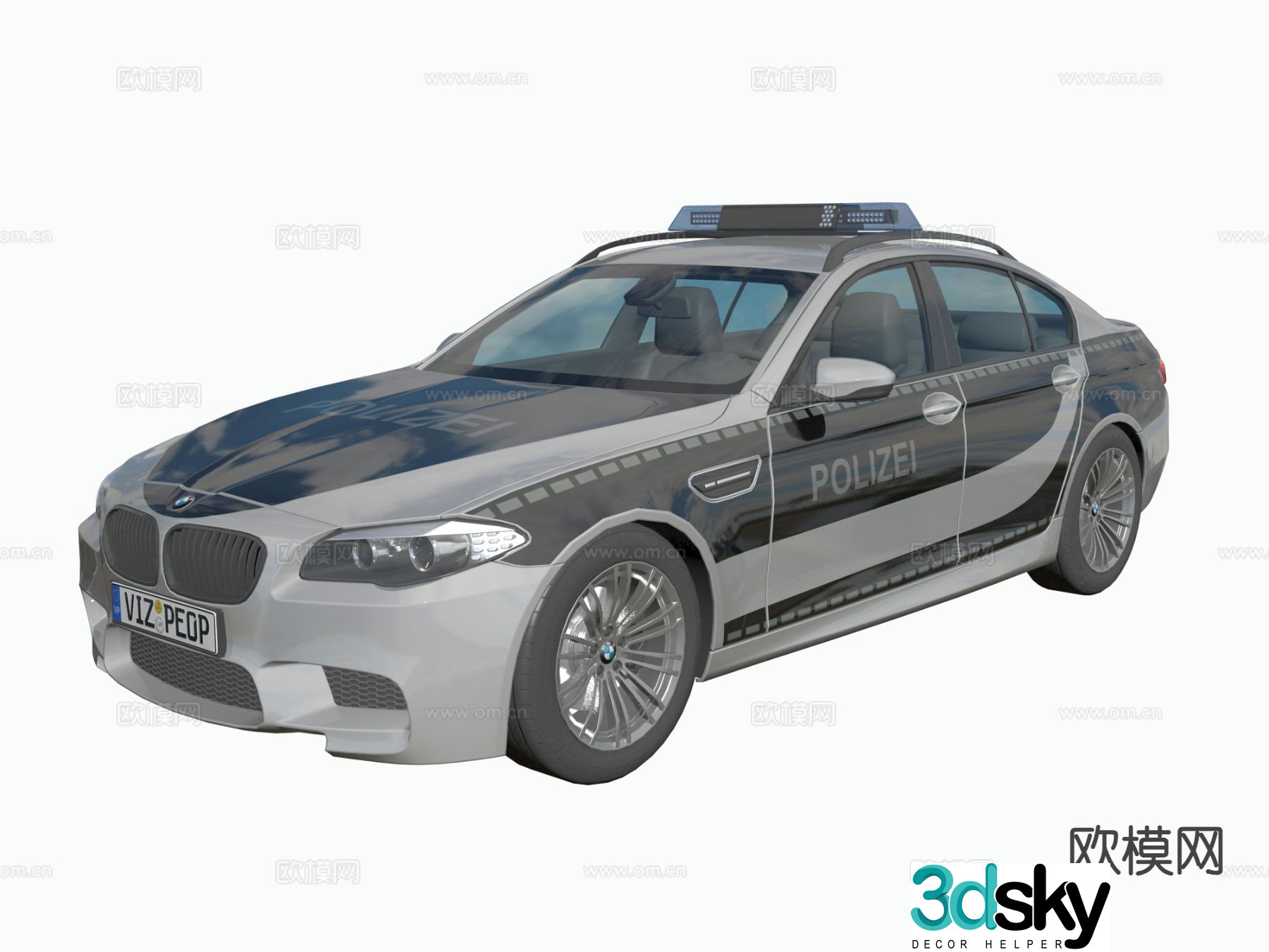 car taxi sedan 3d model
