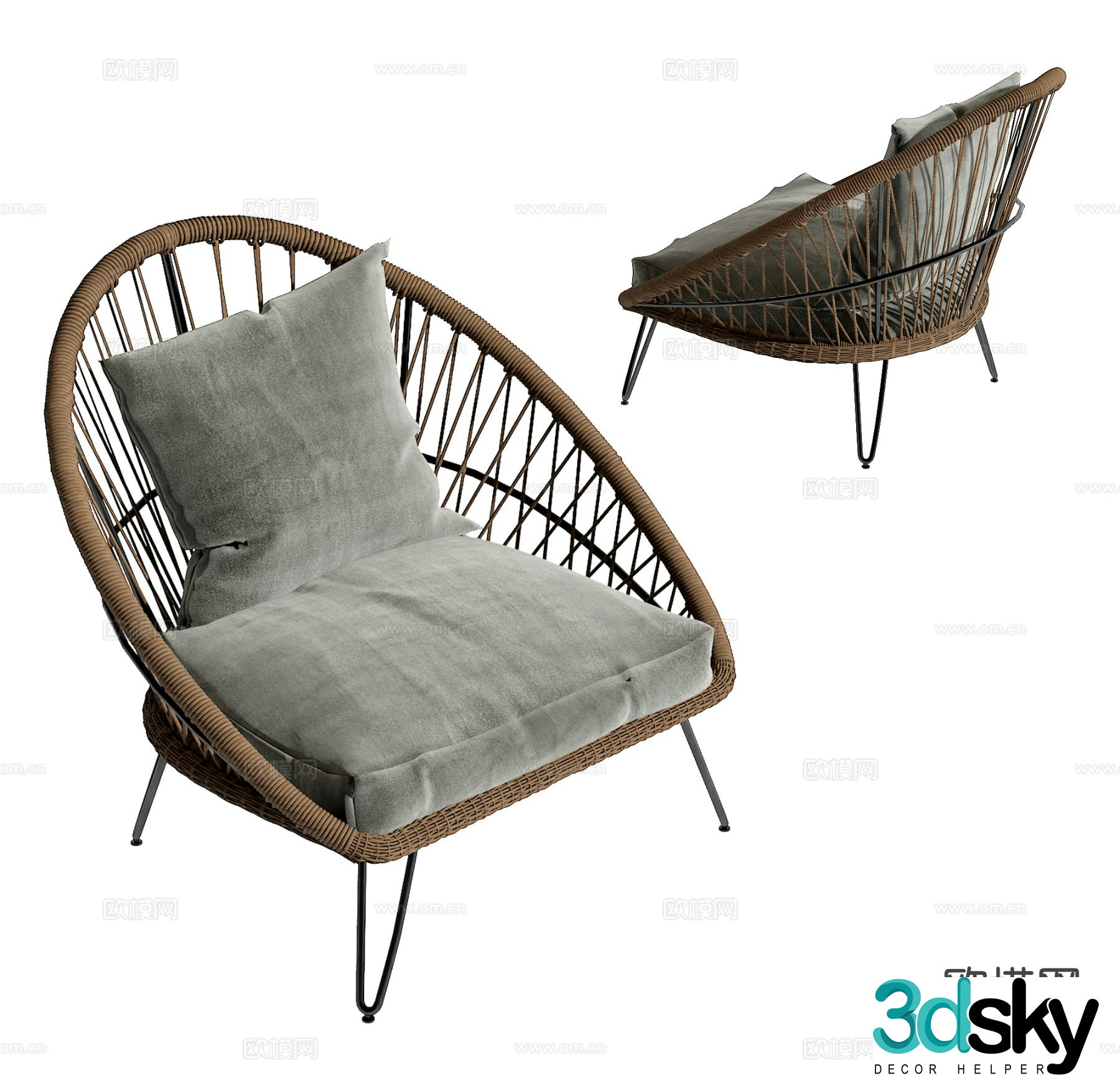 Wasabi Leisure Chair 3D Model