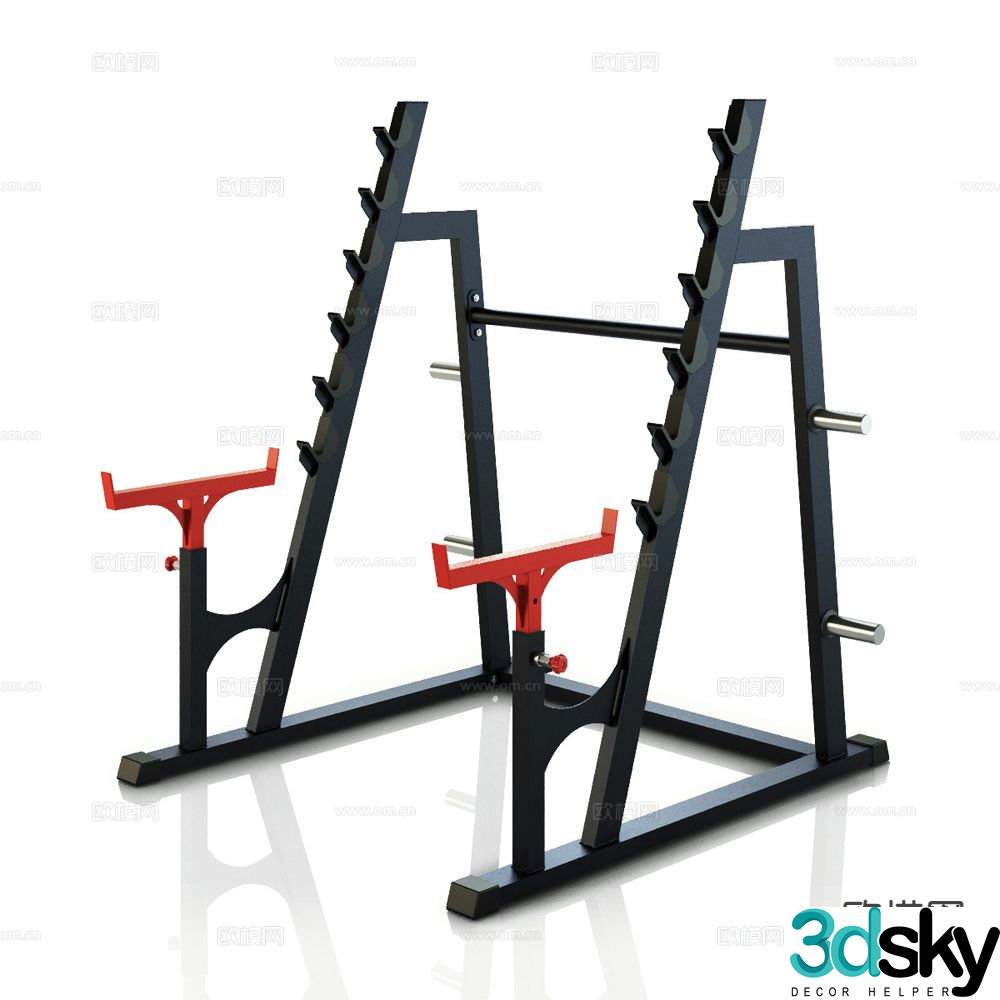 Fitness equipment 3d model