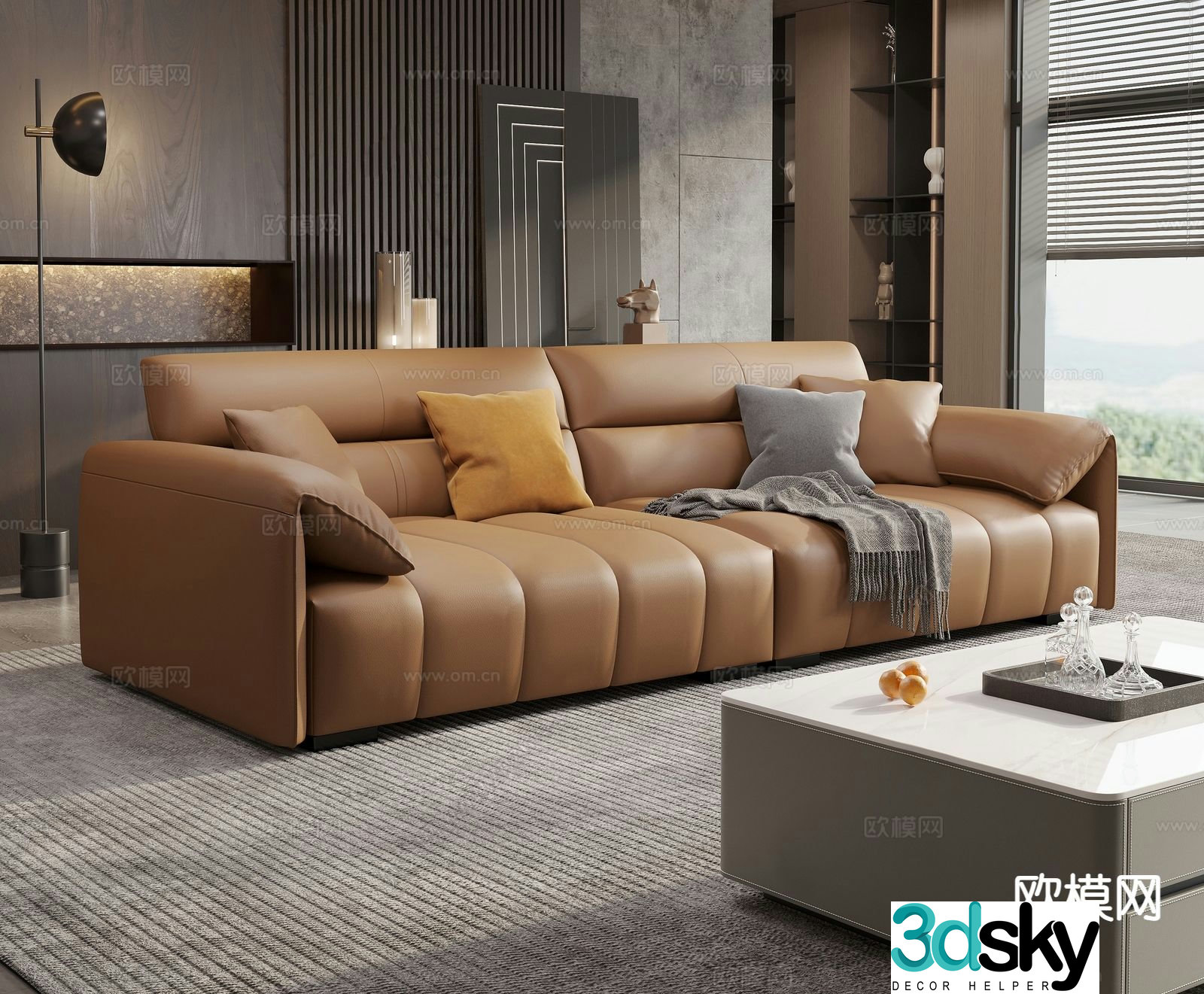 Italian love sofa 3d model