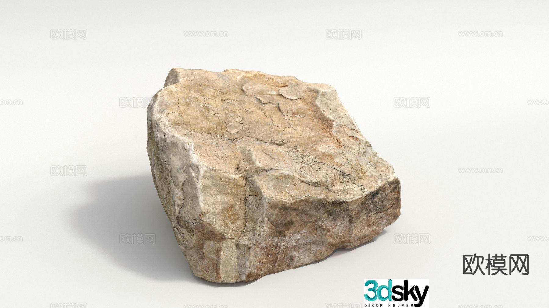 Landscape stone stone 3d model