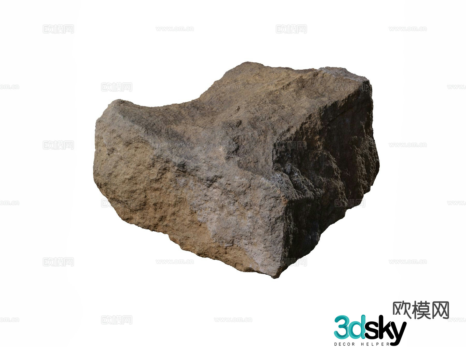 stone landscape stone 3d model