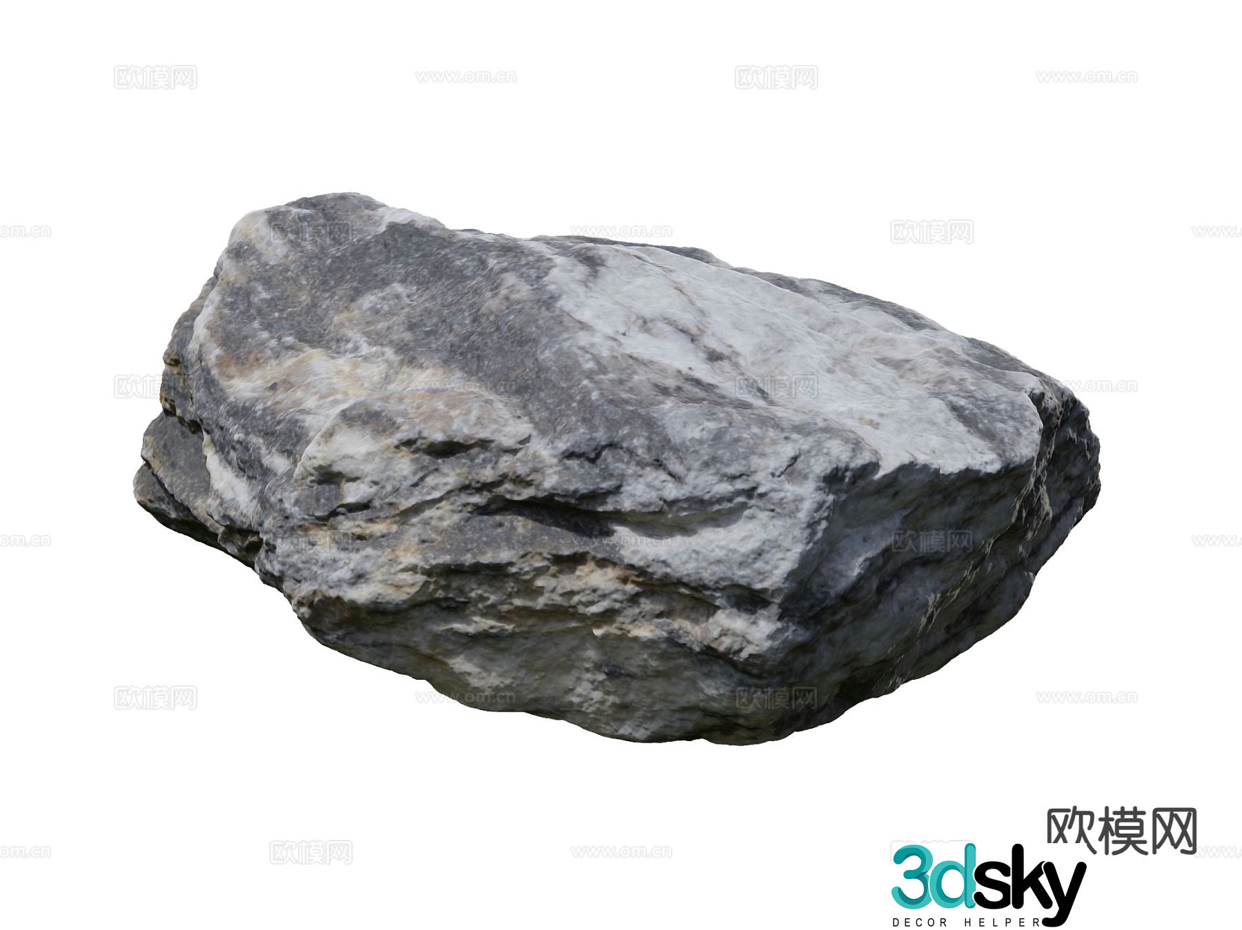 stone landscape stone landscaping stone 3d model