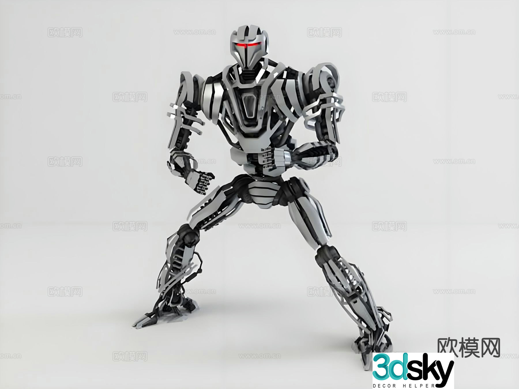Sci-fi robot 3d model