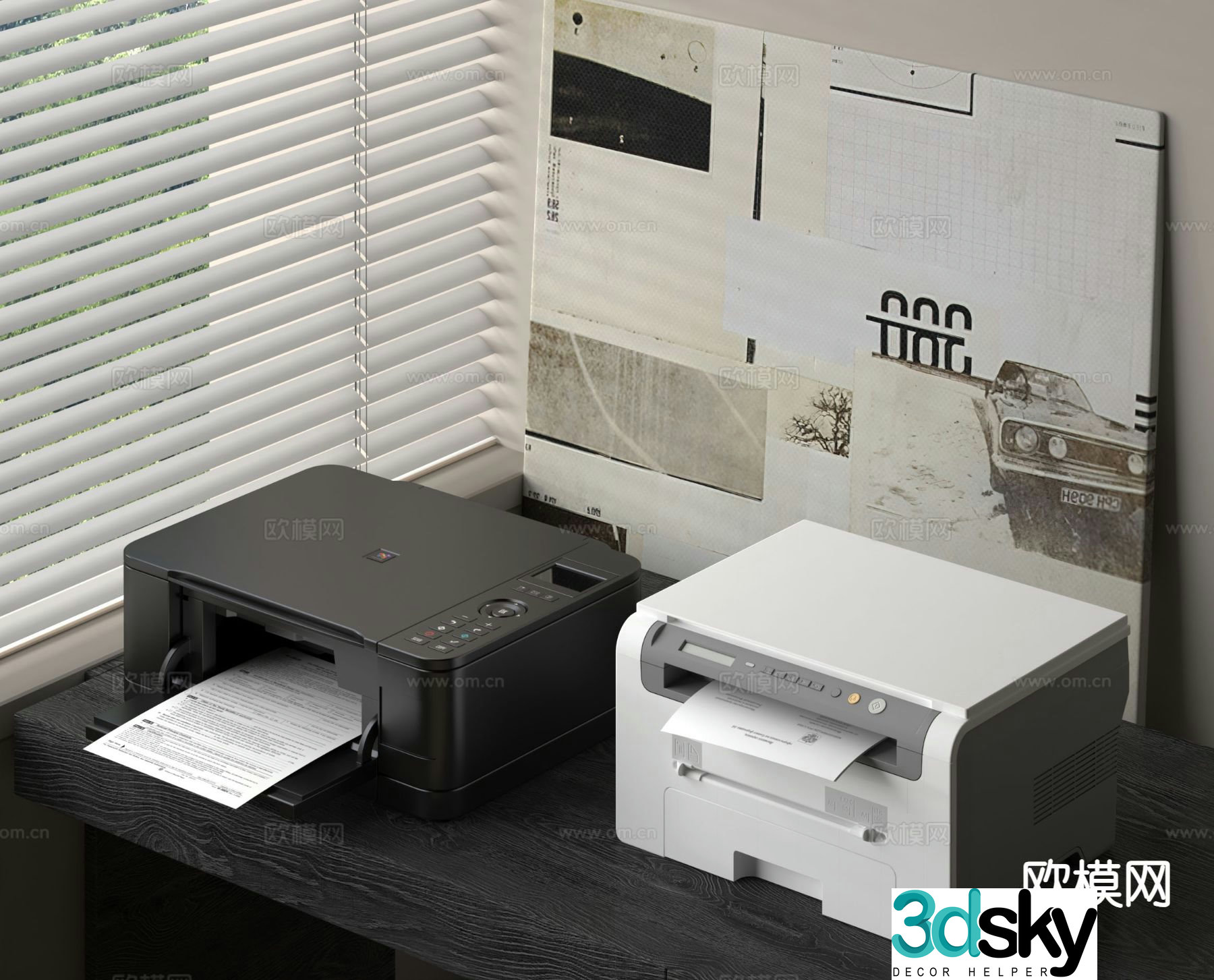 printer copy 3d model