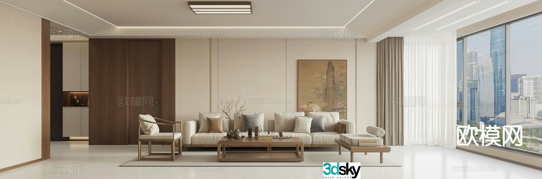 New Chinese restaurant 3D model