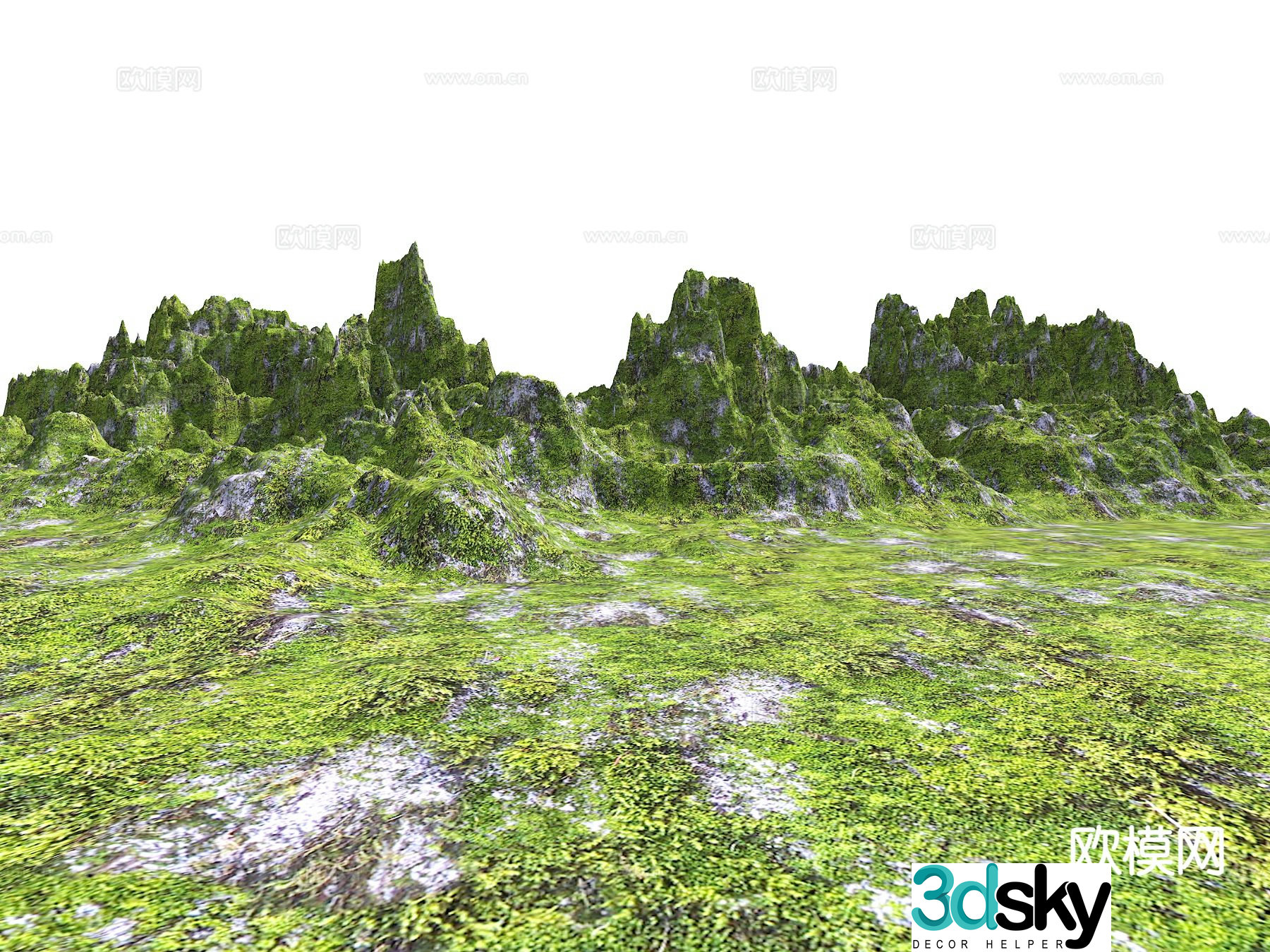 mountains mountains mountain 3d model