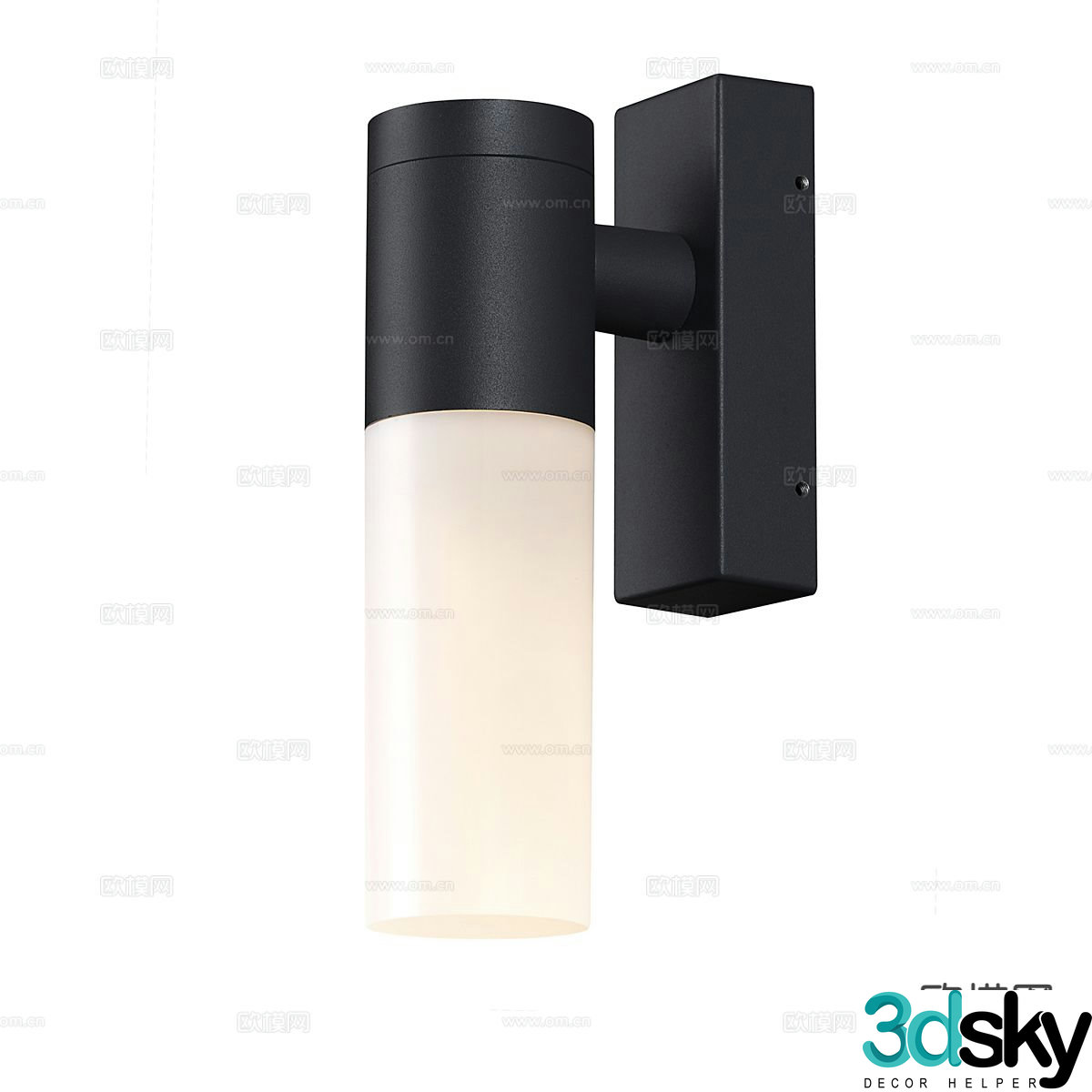 Modern wall light 3d model