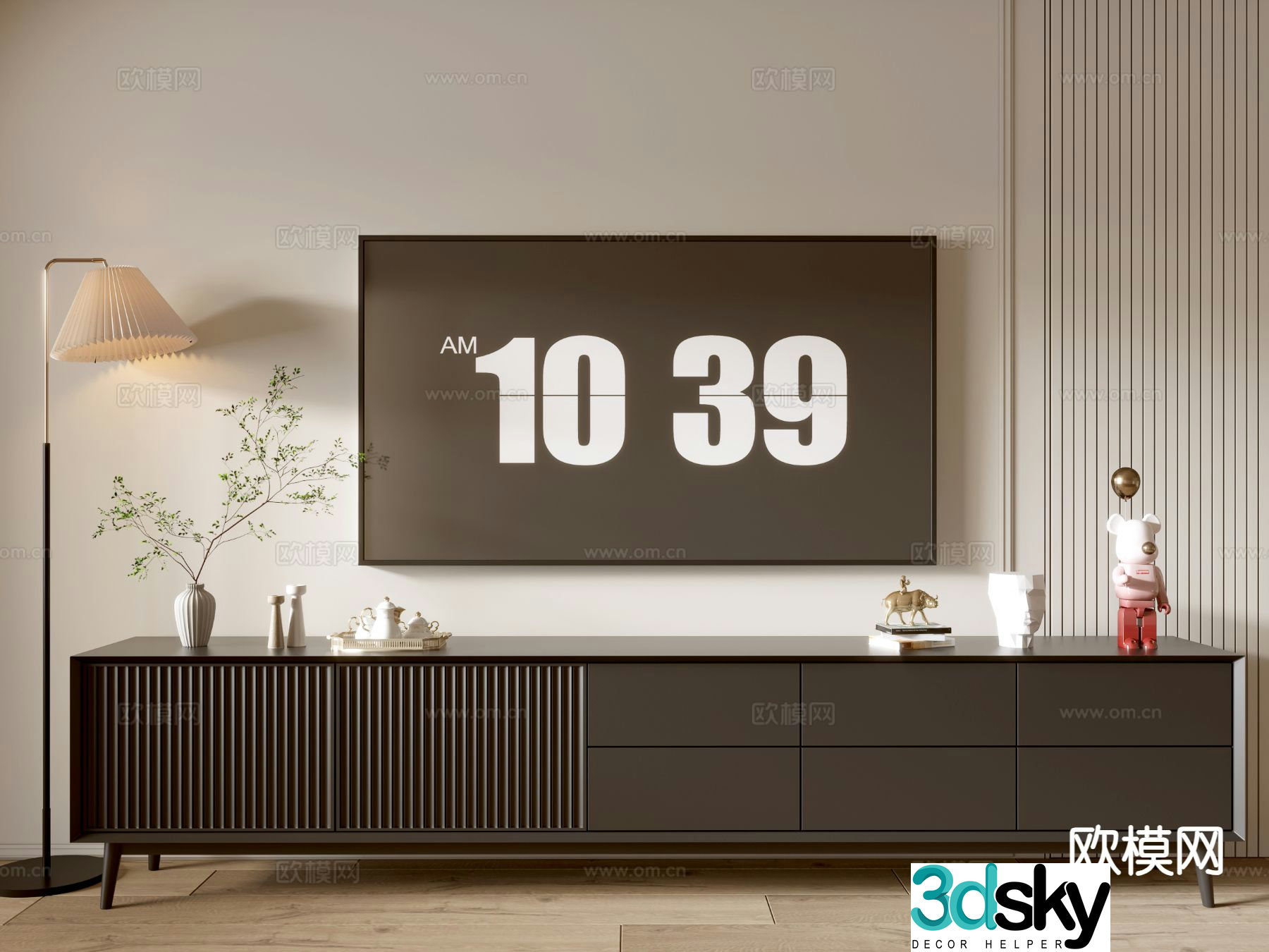 Modern TV cabinet 3d model