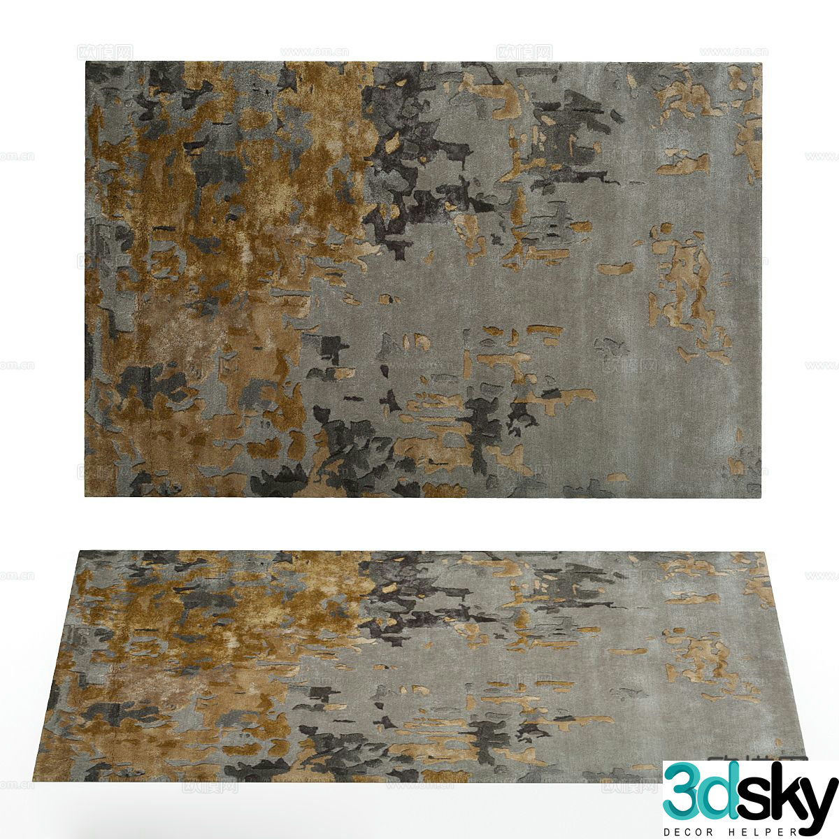 Modern carpet 3d model