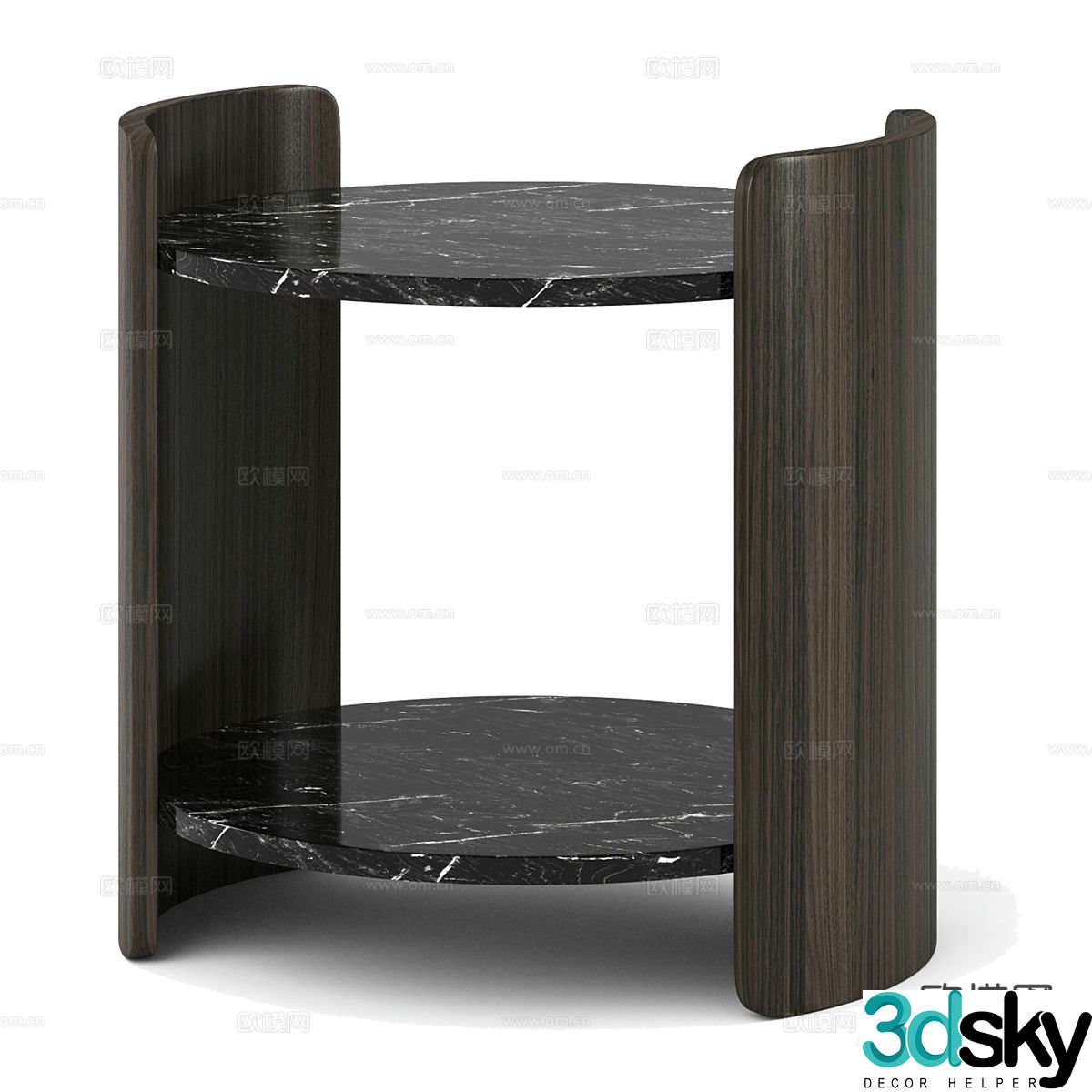 Modern bedside table 3d model