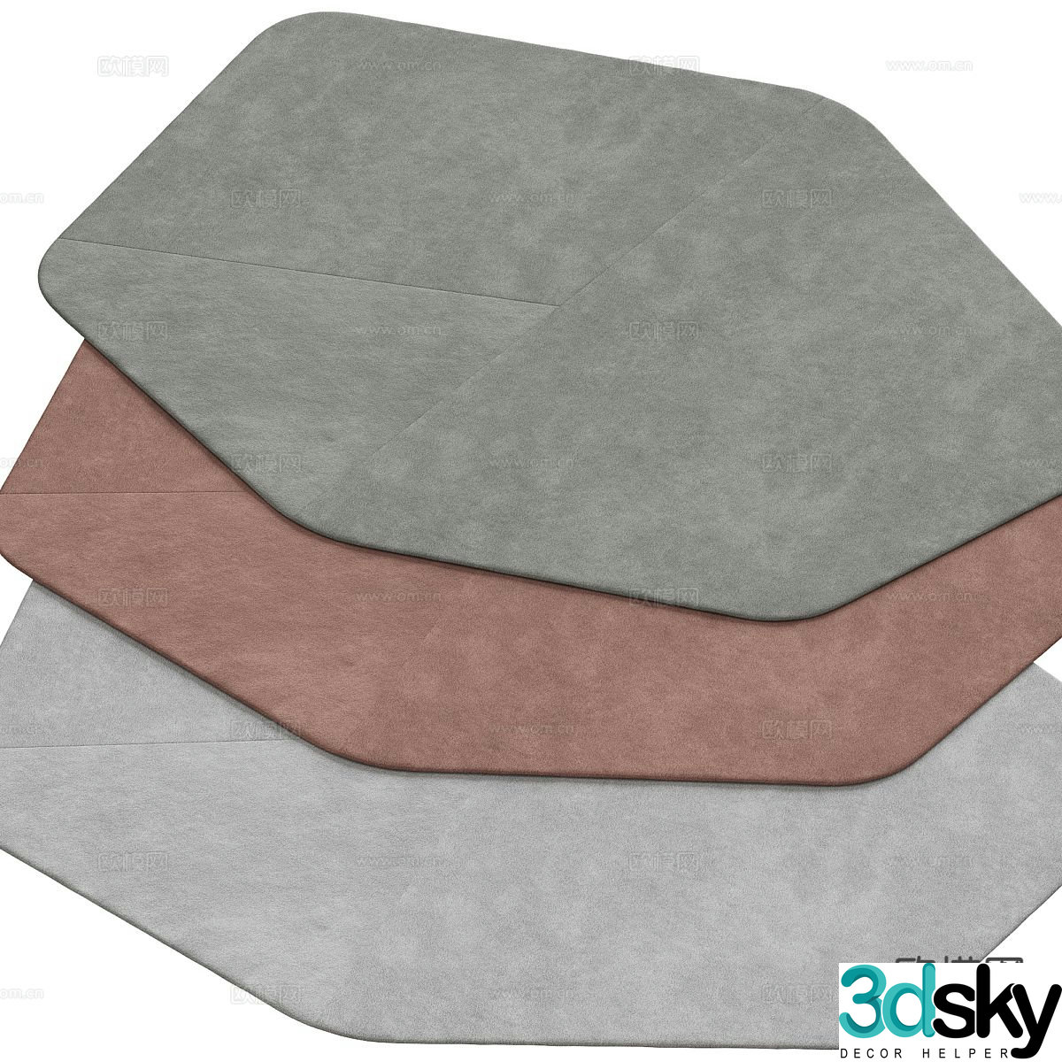 Simple carpet 3d model