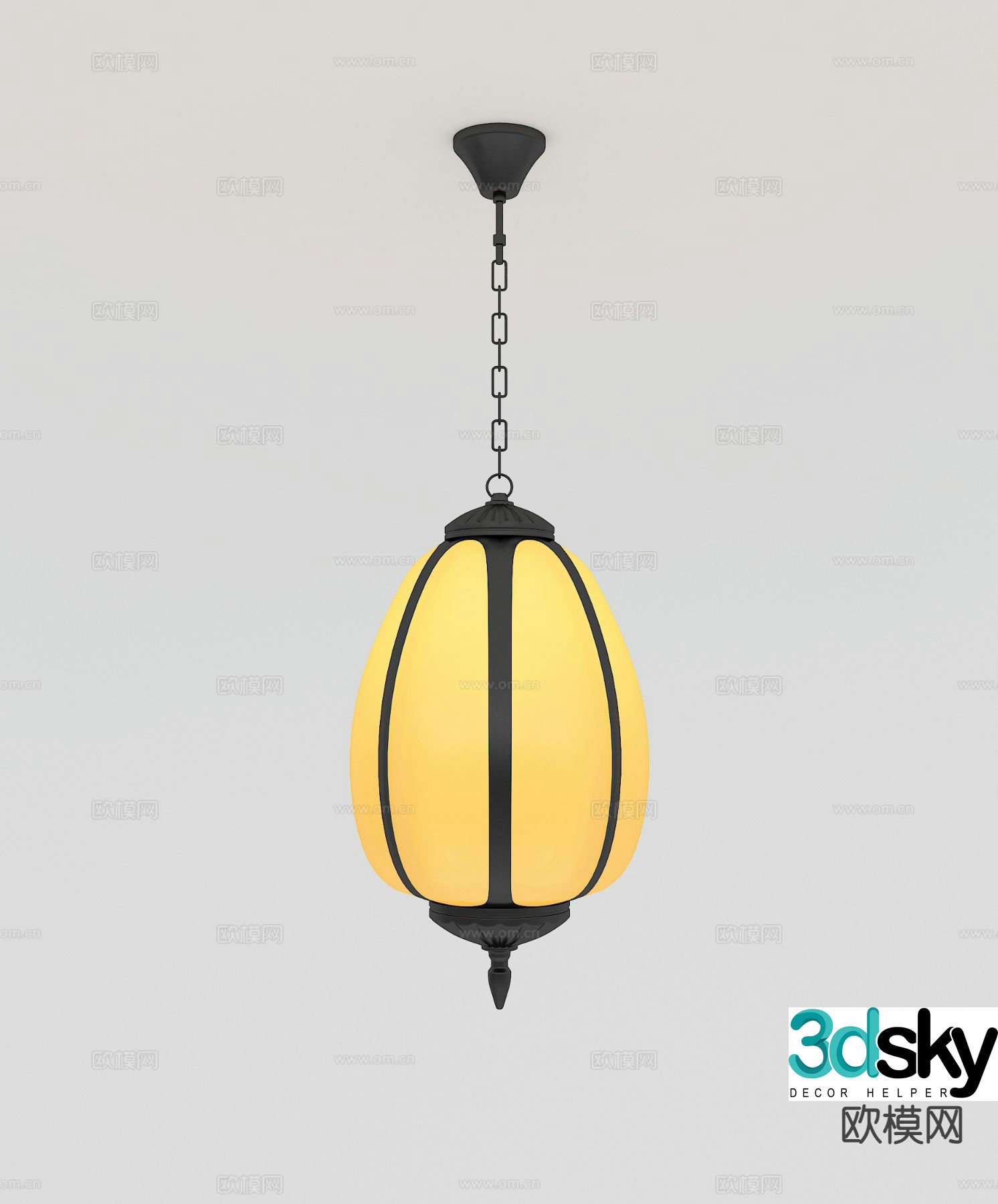 French chandelier 3d model