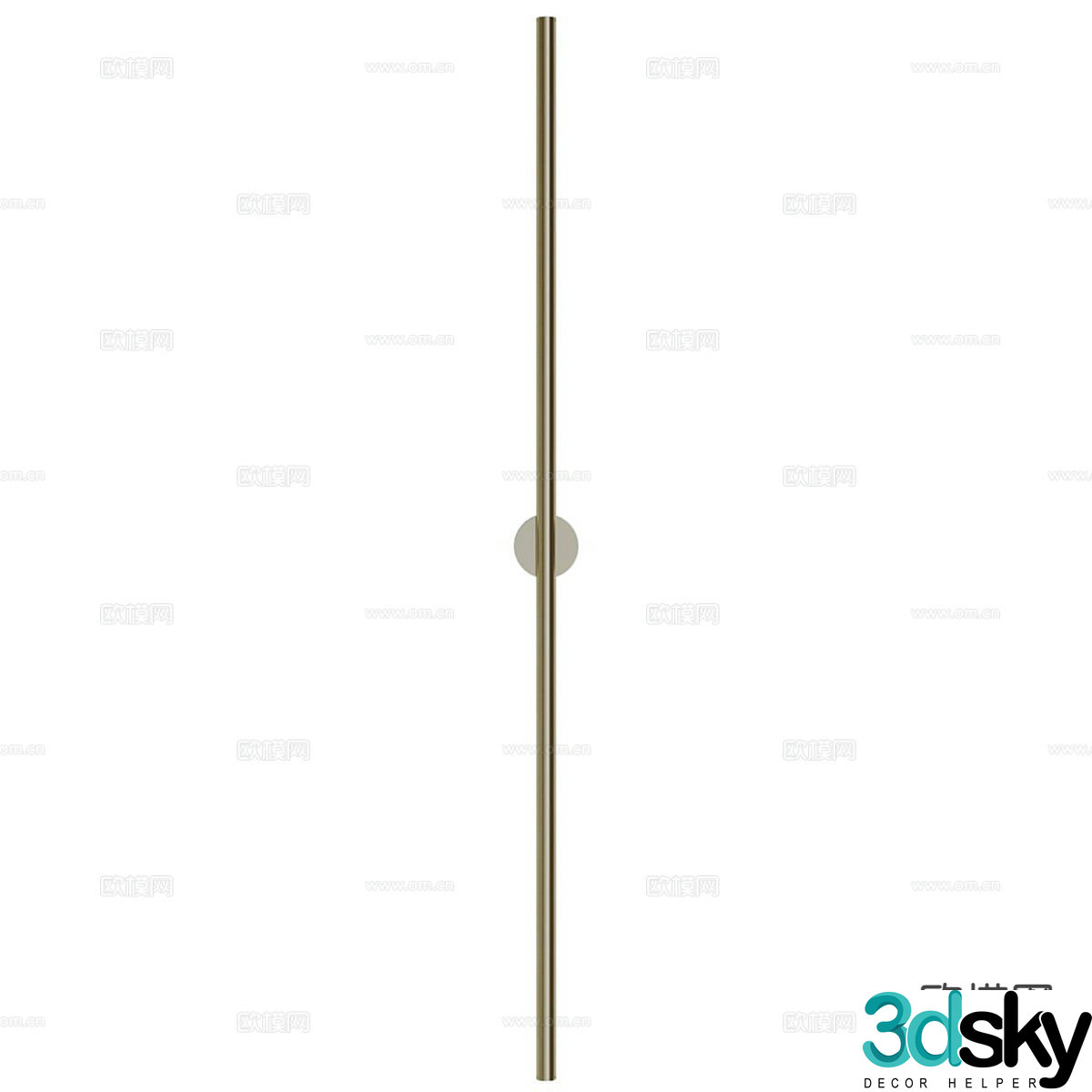 Modern wall light 3d model