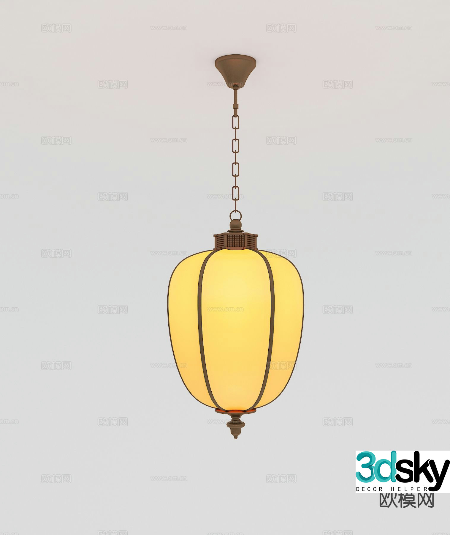 French chandelier 3d model