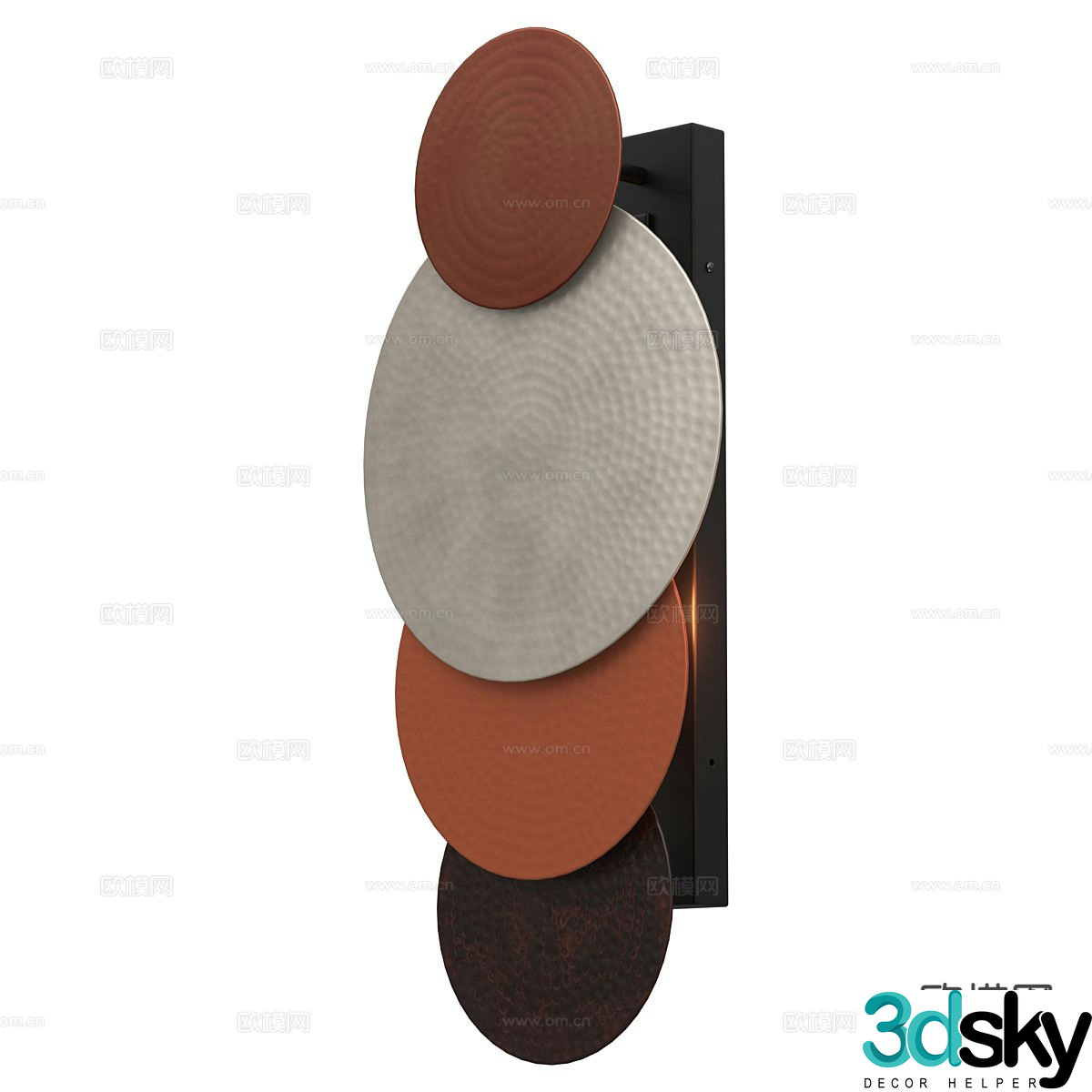 Modern wall light 3d model