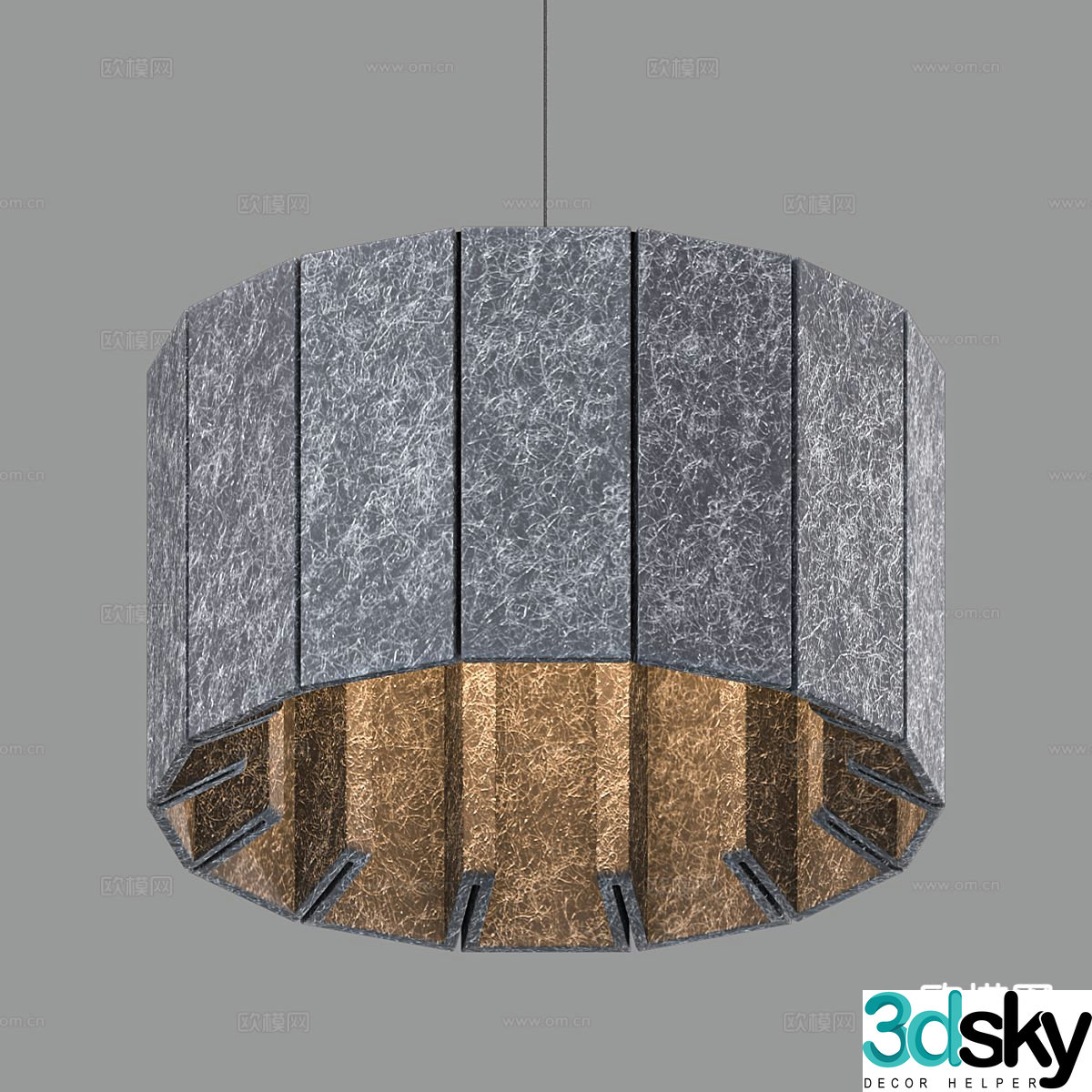 Nordic chandelier 3d model