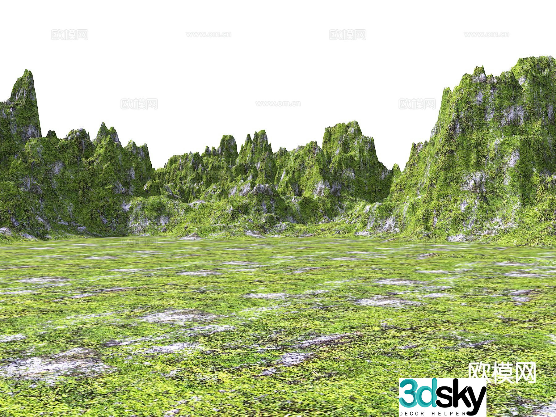 mountains mountains mountain 3d model