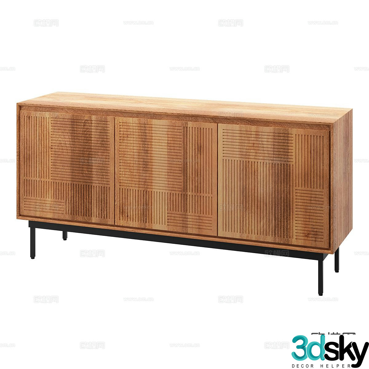 Nordic TV cabinet 3d model