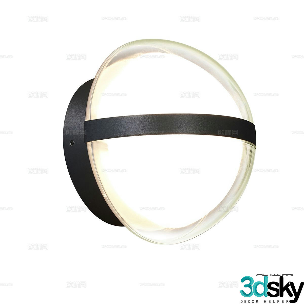 Modern wall light 3d model