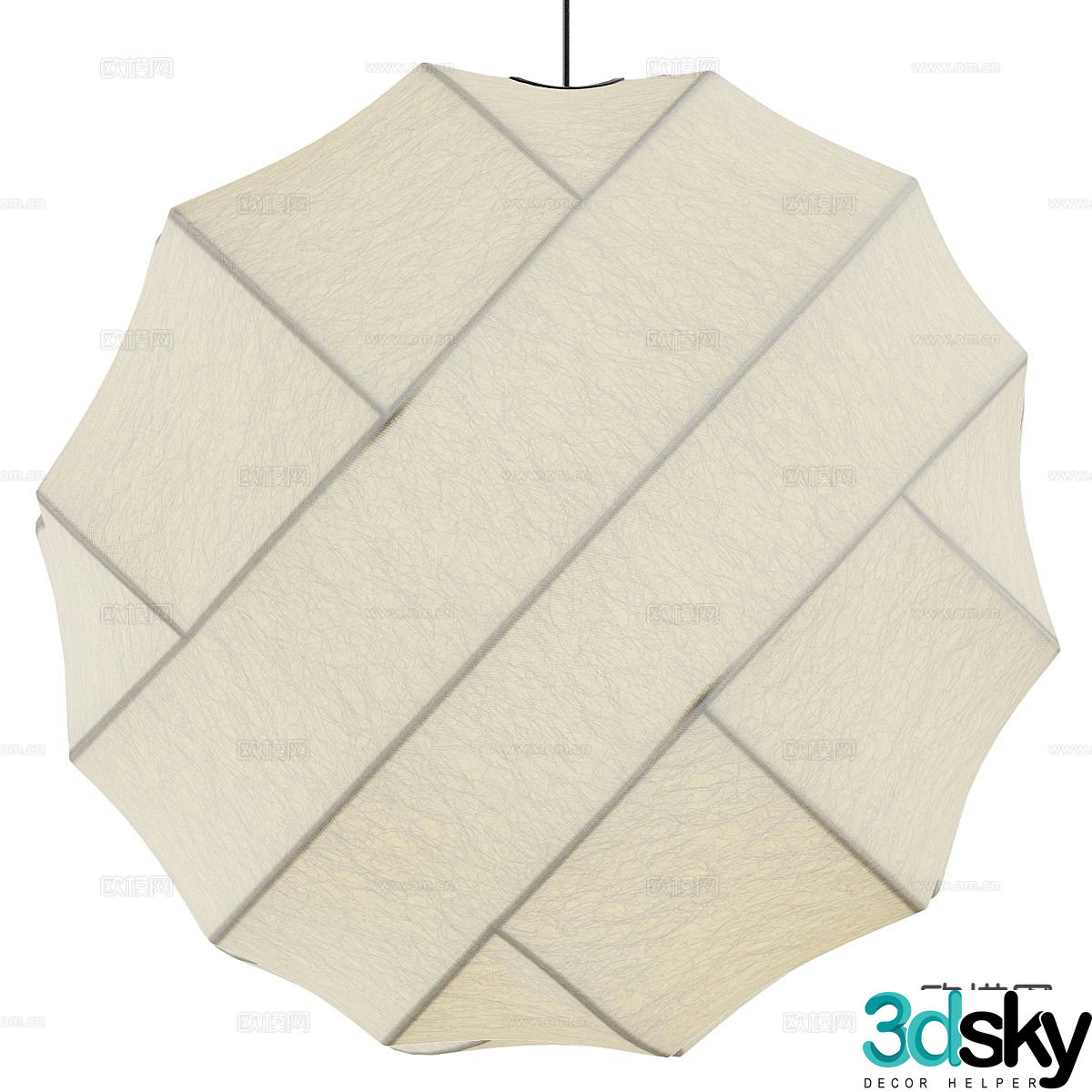 French chandelier 3d model