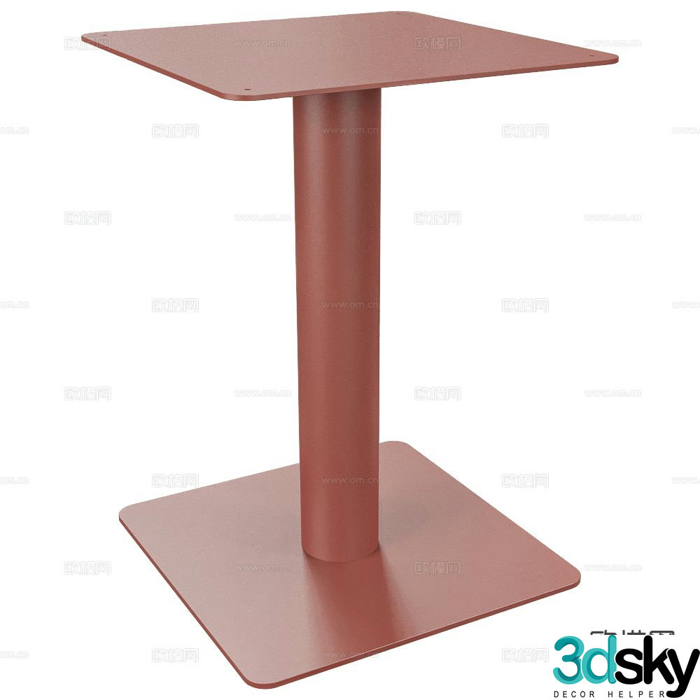 Delo side table and corner table 3d model