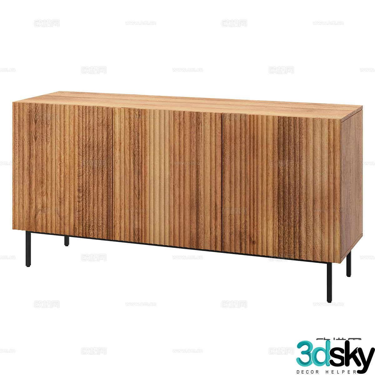 Nordic TV cabinet 3d model