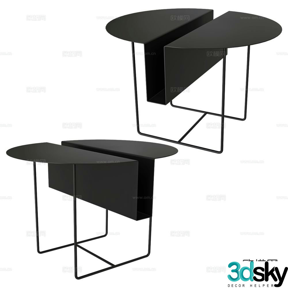 Sgib side table corner table table table 3d model