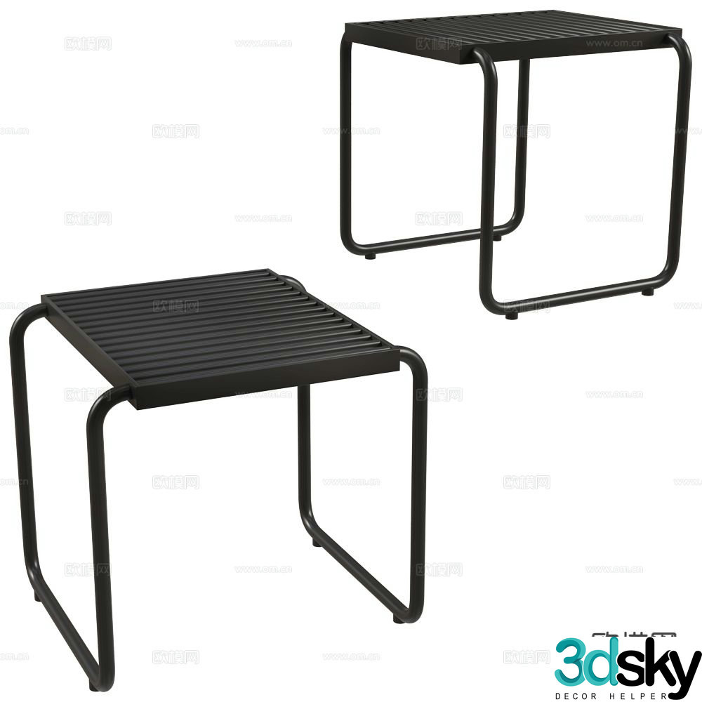 MmcitÃ© stool leisure stool 3d model