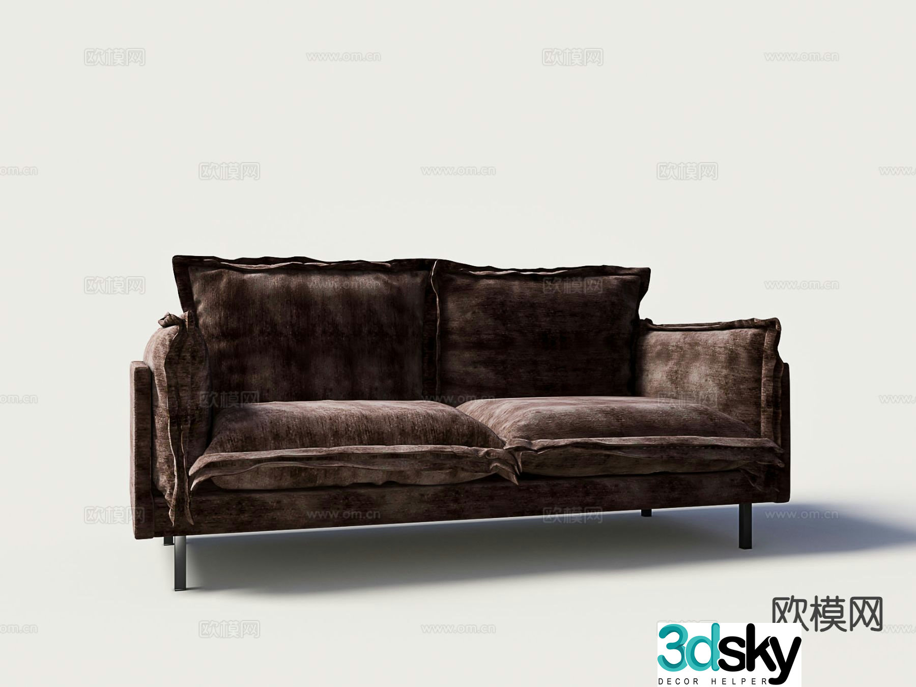 Modern love sofa 3d model