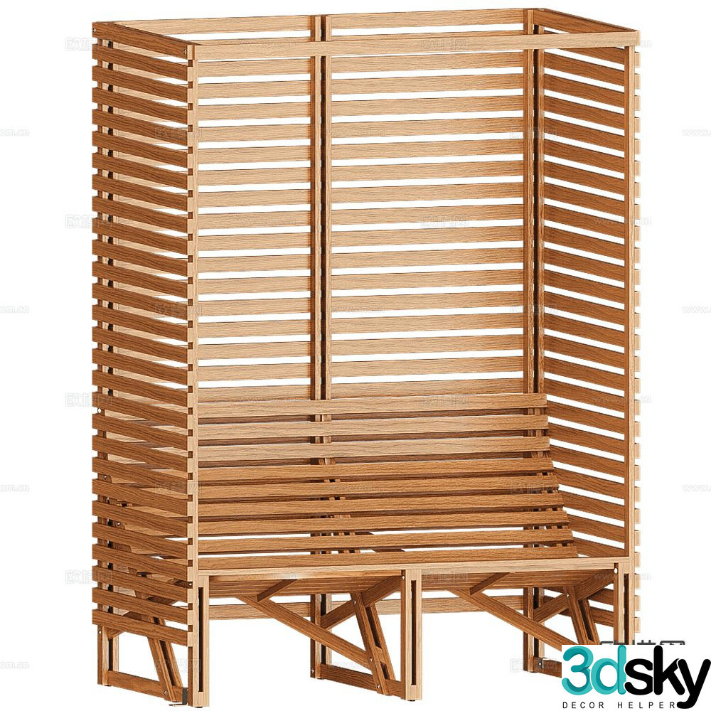 Weltevree outdoor chair 3d model