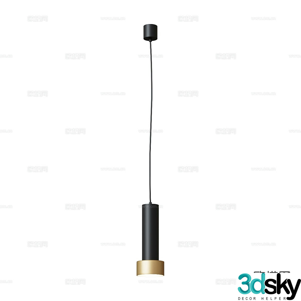 Bedside small chandelier 3d model