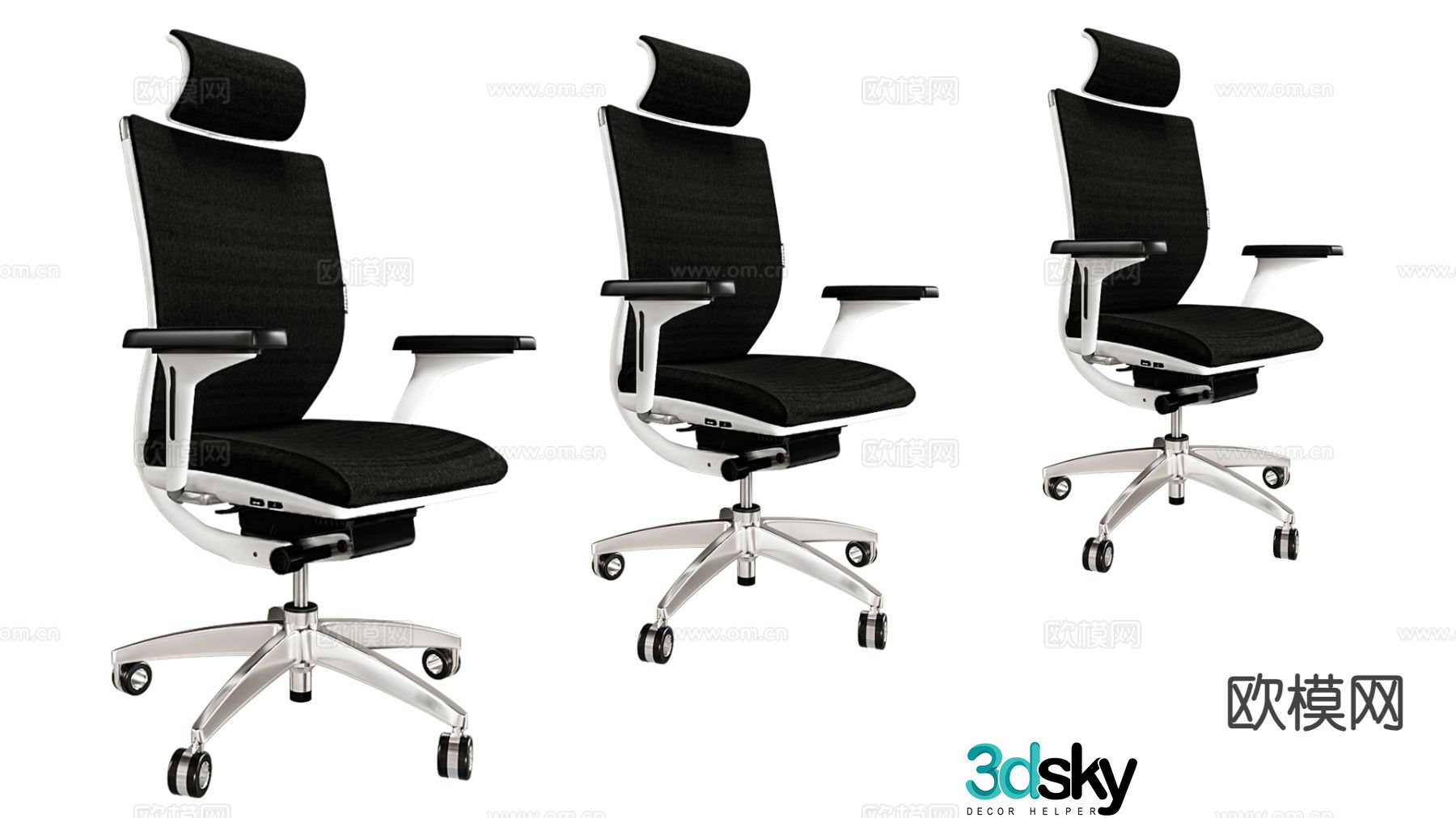 Office chair office chair executive chair staff chair 3d model
