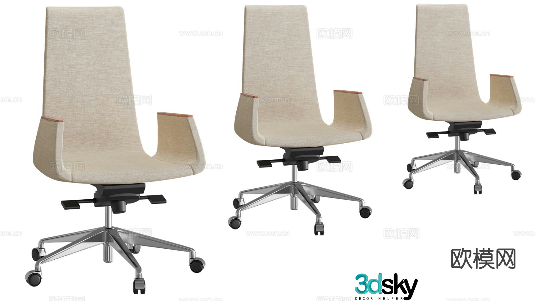 Office chair office chair executive chair boss chair 3d model