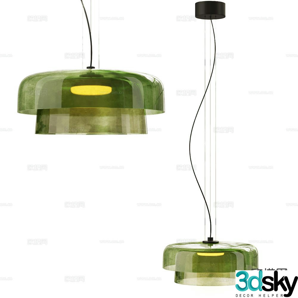 LedsC4 creative chandelier art chandelier 3d model