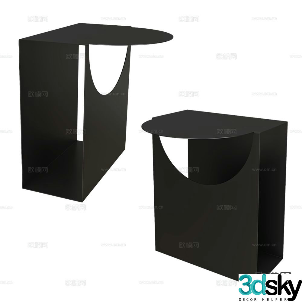 Sgib side table corner table table table 3d model