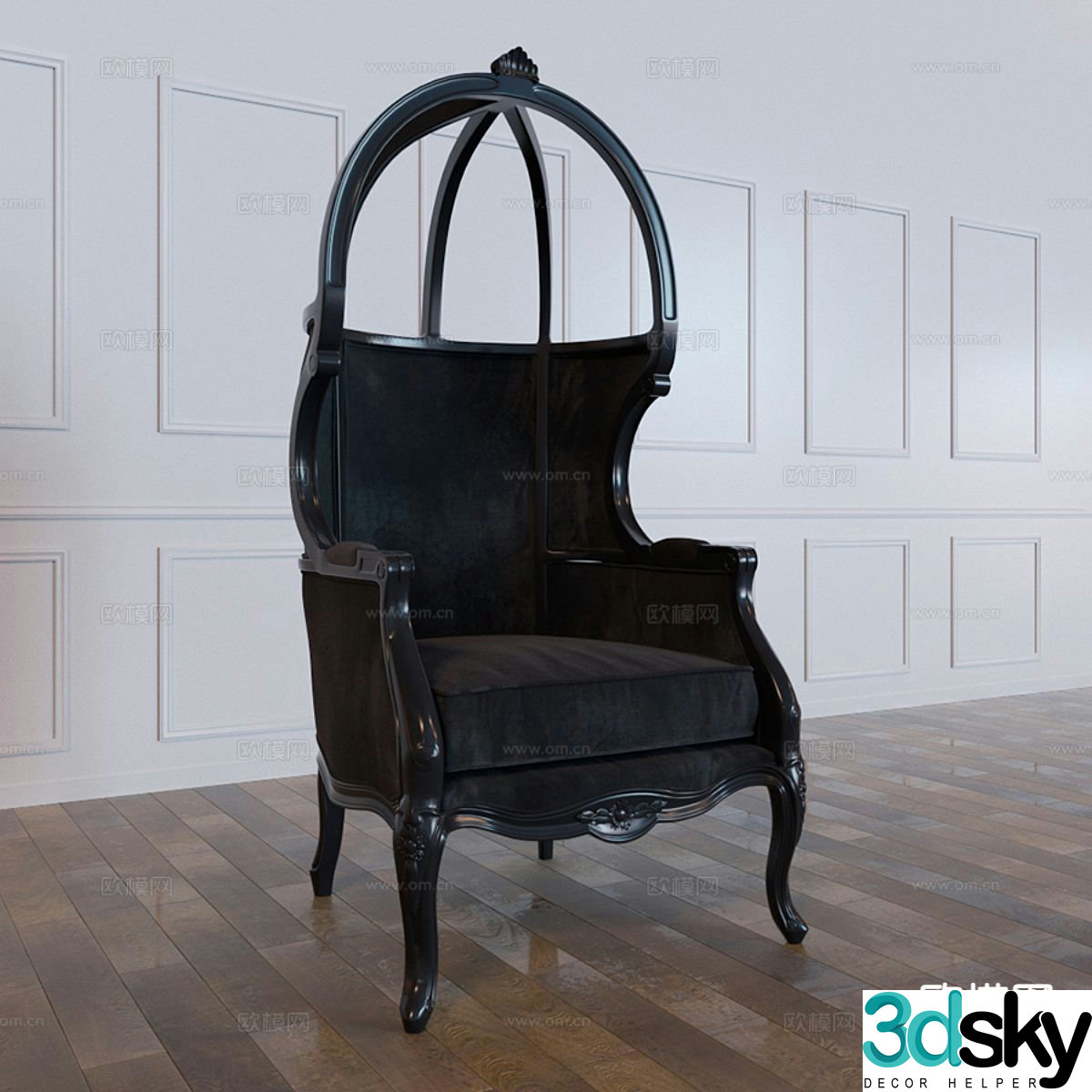 Single sofa leisure sofa 3d model