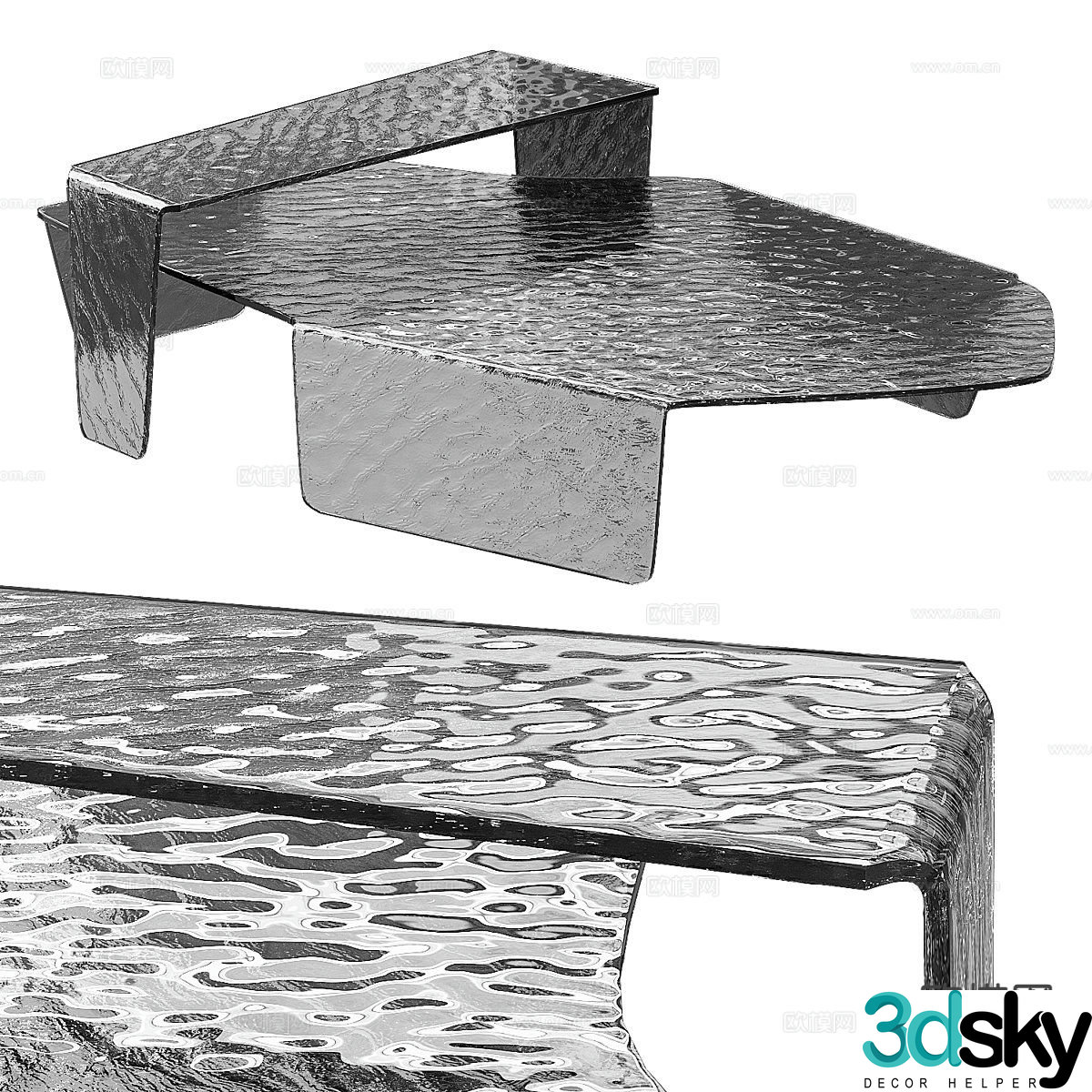 3D model of mother-in-law coffee table