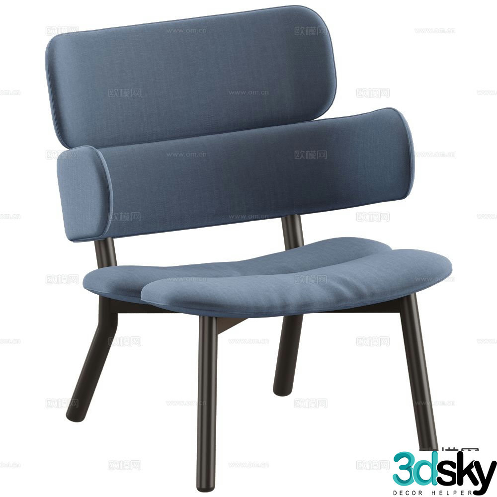 Innova chair lounge chair 3d model