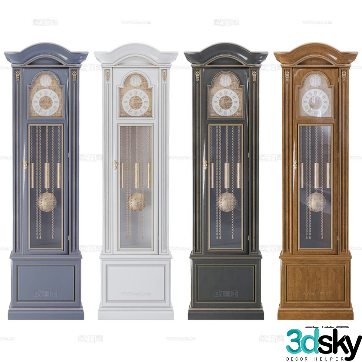 clock table clock 3d model