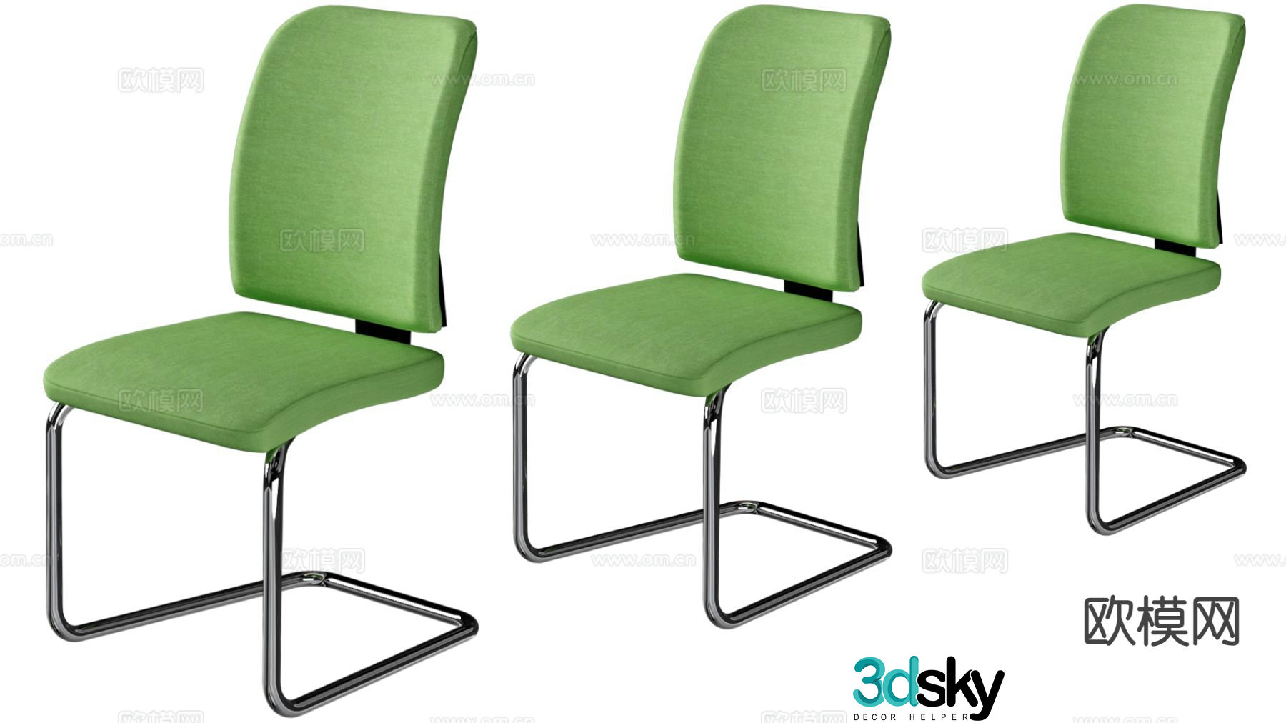 Office chair shift chair staff chair 3d model