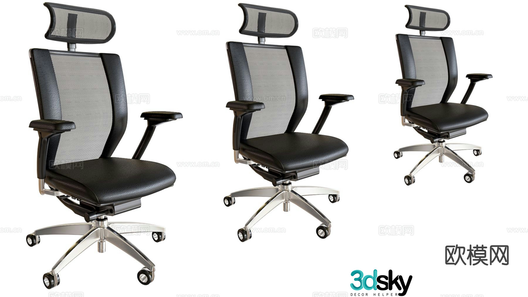 Office chair office chair staff chair executive chair 3d model