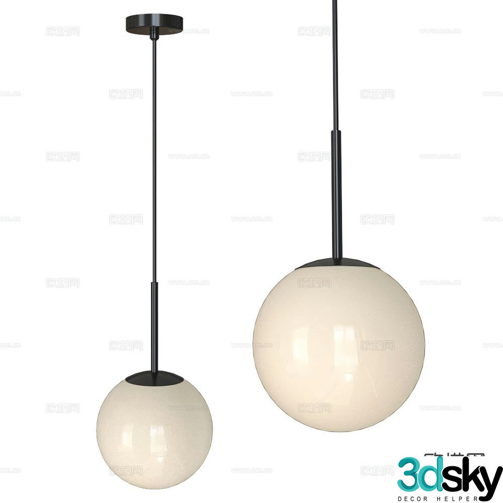 Markslojd bedside small chandelier 3d model